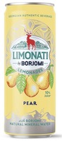 LIMONATI by BORJOMI LEMONADES PEAR 10% Juice* with BORJOMI NATURAL MINERAL WATER GEORGIAN AUTHENTIC BEVERAGE