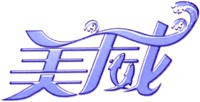 The first Chinese character means beautiful; the second means power, big.
