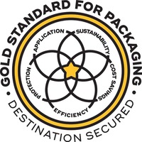 GOLD STANDARD FOR PACKAGING DESTINATION SECURED SUSTAINABILITY COST SAVINGS EFFICIENCY PROTECTION APPLICATION