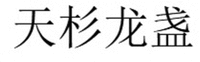 The transliteration of the non-Latin characters in the mark is: Tian Shan Long Zhan