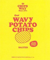 CHIPS WAY Since 1971 Our WAVY POTATO CHIPS SALTED