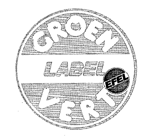 GROEN LABEL VERT EFEL