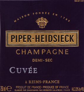 PIPER-HEIDSIECK CHAMPAGNE DEMI-SEC