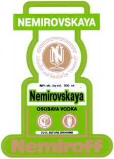 Nemirovskaya OSOBAYA VODKA Nemiroff