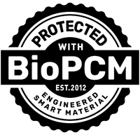 PROTECTED WITH BioPCM EST. 2012 ENGINEERED SMART MATERIAL