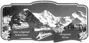 Meinen Der original Schweizer Original Swiss