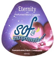 Eternity with Perfumed Micro Crystals sof & mmmmmm...... Concentrated Fabric Conditioner