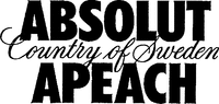 ABSOLUT APEACH Country of Sweden