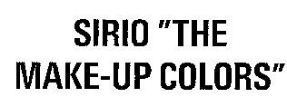 SIRIO THE MAKE-UP COLORS