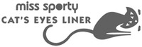miss sporty CAT'S EYES LINER