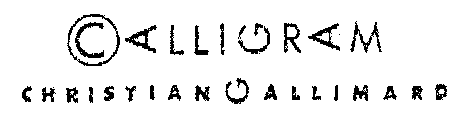 CALLIGRAM CHRISTIAN ALLIMARD