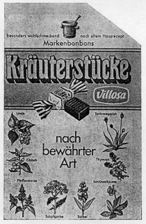 Kräuterstücke Villosa nach bewährter Art