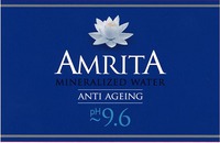AMRITA MINERALIZED WATER ANTI AGEING pH 9.6