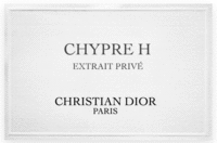 CHYPRE H EXTRAIT PRIVÉ CHRISTIAN DIOR PARIS
