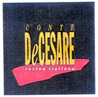 CONTE De CESARE cucina italiana