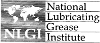 NLGI National Lubricating Grease Institute