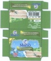 Mario FILETTI DI SGOMBRO ALL'OLIO DI OLIVA