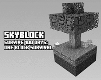 SKYBLOCK SURVIVE 100 DAYS: ONE BLOCK SURVIVAL