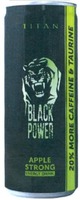 TITAN BLACK POWER APPLE STRONG ENERGY DRINK 20% MORE CAFFEINE & TAURINE