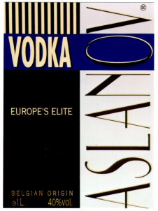 VODKA ASLANOV EUROPE'S ELITE