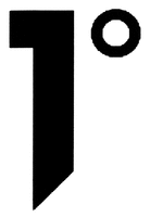 1°