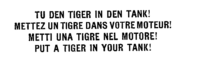 METTEZ UN TIGRE DANS VOTRE MOTEUR