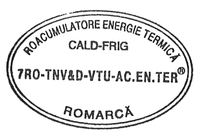 ROACUMULATORE ENERGIE TERMICĂ CALD-FRIG 7RO-TNV&D-VTU-AC.EN.TER ROMARCĂ