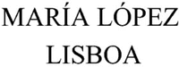 MARÍA LÓPEZ LISBOA