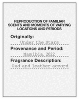 REPRODUCTION OF FAMILIAR SCENTS AND MOMENTS OF VARYING LOCATIONS AND PERIODS