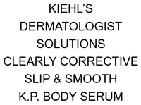 KIEHL'S DERMATOLOGIST SOLUTIONS CLEARLY CORRECTIVE SLIP & SMOOTH K.P. BODY SERUM