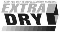 KEEP YOU DRY IN REVOLUTIONARY MATERIAL EXTRA DRY