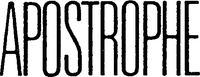 APOSTROPHE