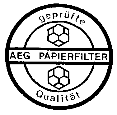 AEG PAPIERFILTER