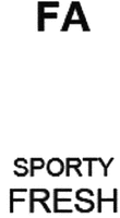 FA SPORTY FRESH