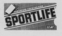 SPORTLIFE SUGARFREE CHEWING GUM LEAF