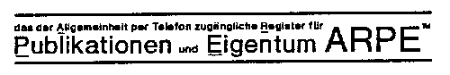Publikationen und Eigentum ARPE