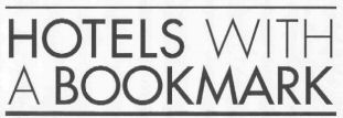 HOTELS WITH A BOOKMARK