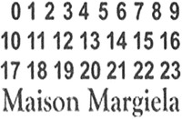 0 1 2 3 4 5 6 7 8 9 10 11 12 13 14 15 16 17 18 19 20 21 22 23 Maison Margiela