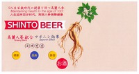 Maintaining health to the age of 100! SHINTO BEER Ginseng Blend Saponin Effect