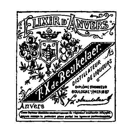 ELIXIR D'ANVERS F.X. de Beukelaer.