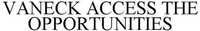 VANECK ACCESS THE OPPORTUNITIES