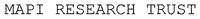 MAPI RESEARCH TRUST