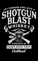 LET FREEDOM RING WITH A SHOTGUN BLAST WHISKEY SBW MH PREMIUM DOUBLE BARREL PROOF Oakland