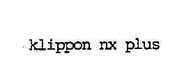 klippon nx plus