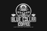 BLUE COLLAR COFFEE EVERYTHING IS BUILT WITH BLUE COLLAR