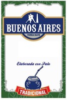YERBA MATE BUENOS AIRES Elaborada con Palo TRADICIONAL