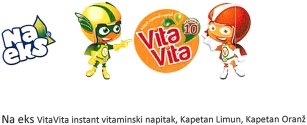 Na eks Vita Vita instant vitaminski napitak, Kapetan Limun, Kapetan Oranz