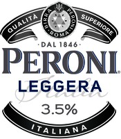 QUALITA SUPERIORE BIRRA PERONI ROMA DAL 1846 PERONI LEGGERA 3.5% ITALIANA