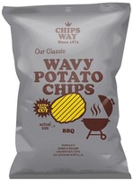 CHIPS WAY Since 1971 WAVY POTATO CHIPS BBQ
