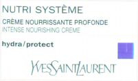 NUTRI SYSTÈME CRÈME NOURRISSANTE PROFONDE INTENSE NOURISHING CREME hydra/protect YVESSAINTLAURENT